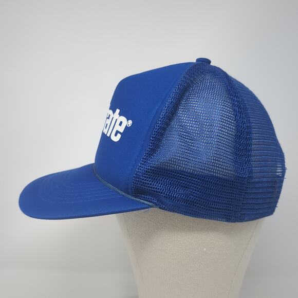 Allstate Snapback Trucker Hat Blue One Size Adjustable Lightweight Rope Capital - Picture 3 of 9